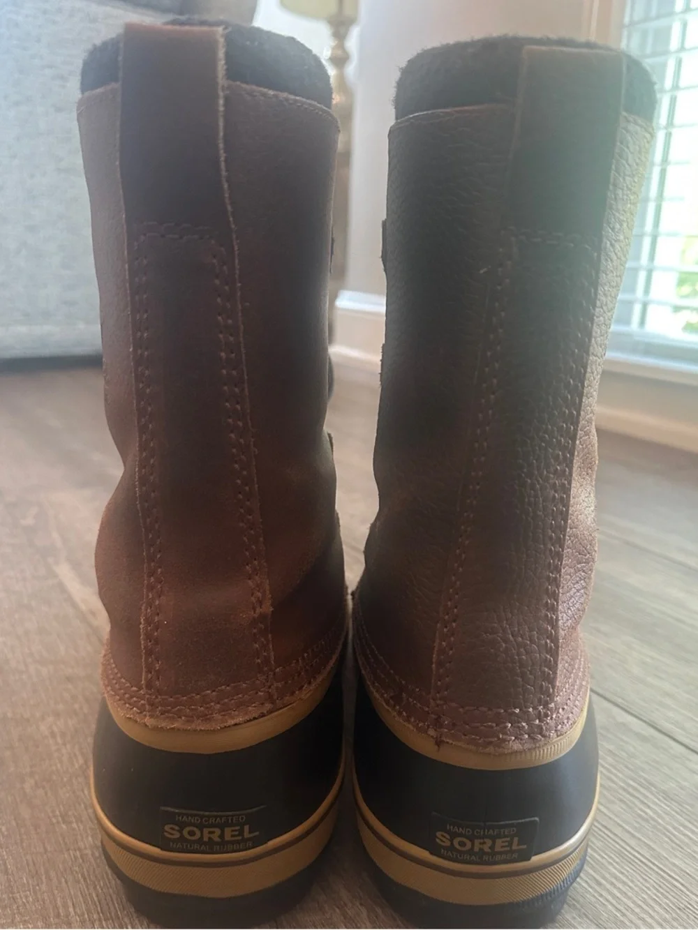 Sorel Brown and Black Waterproof Lace-Up Men’s Winter Boots